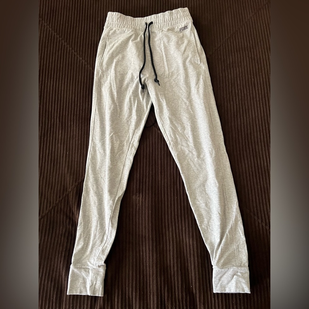 PINK joggers grey -Size S